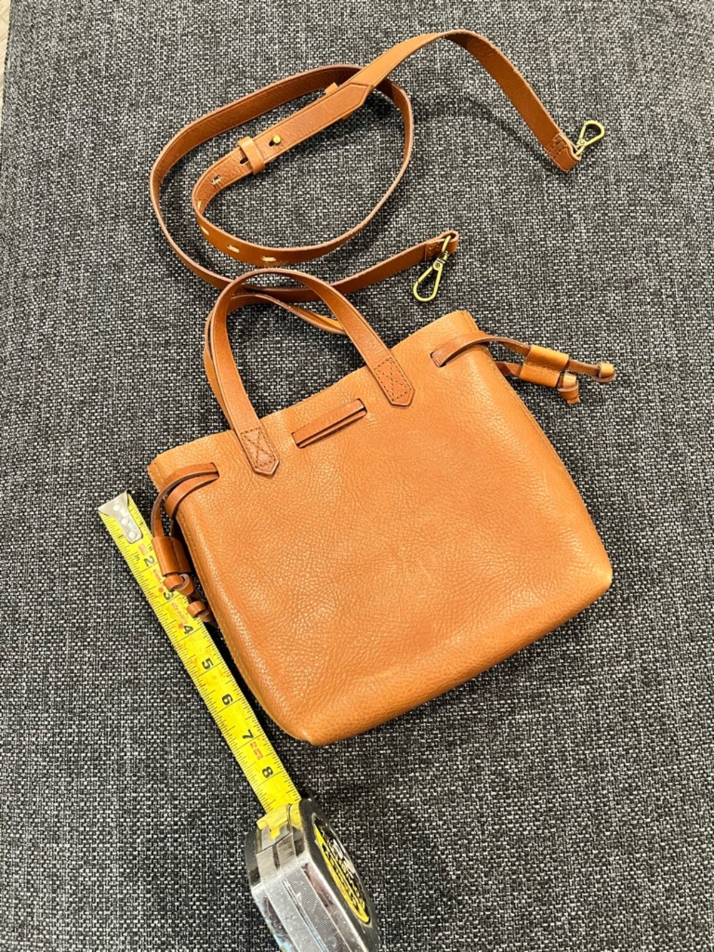 Madewell Leather Crossbody Tote Bag in Brown - Picture 8 of 8